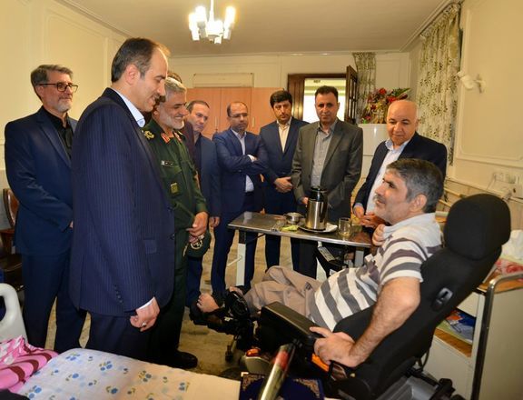 دیدار مدیرعامل بیمه آسیا با جانبازان انقلاب اسلامی