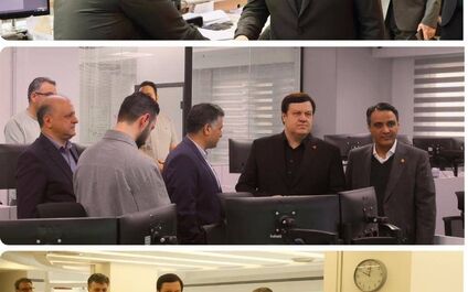 بازدید مدیرعامل بانک ملت از روند خدمت رسانی به مشتریان در شعب و واحدهای ستادی بانک