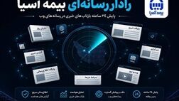  رادار رسانه‌ای بیمه آسیا | ۱۰ شهریور ۱۴۰۵
