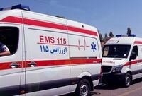 واژگونی ماشین عروس در اتوبان آزادگان تهران
