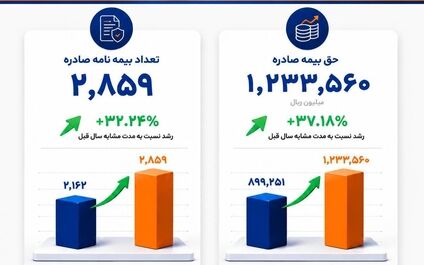 رشد ۳۷ درصدی حق‌بیمه صادره «رایان پلاس» در بیمه آسیا

