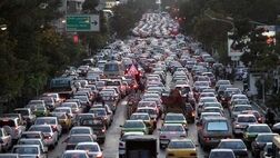 ترافیک نیمه سنگین در جاده‌های اطراف تهران
