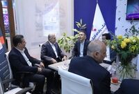 بازدید معاون وزیر اقتصاد از غرفه بانک رفاه کارگران در نمایشگاه الکامپ / تقدیر از توسعه خدمات الکترونیک و نوآورانه بانک
