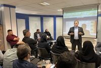 اعضای هیئت عامل بیمه رازی در جمع نمایندگان و کارکنان استان اردبیل
