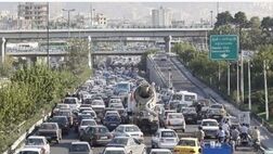 ترافیک صبحگاهی آخرین روز از فروردین در پایتخت
