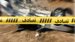 پنج مصدوم در برخورد دو خودرو در جاده خرانق-ساغند
