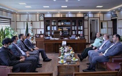 دیدار مدیرعامل بیمه آسیا و فرمانده انتظامی تهران بزرگ
