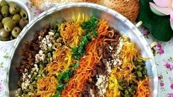خوراک قفقازی با گوشت چرخ کرده