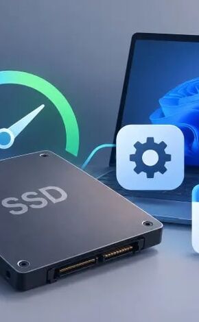 افزایش سرعت SSD کامپیوتر با تنظیمات پیش‌فرض ویندوز
